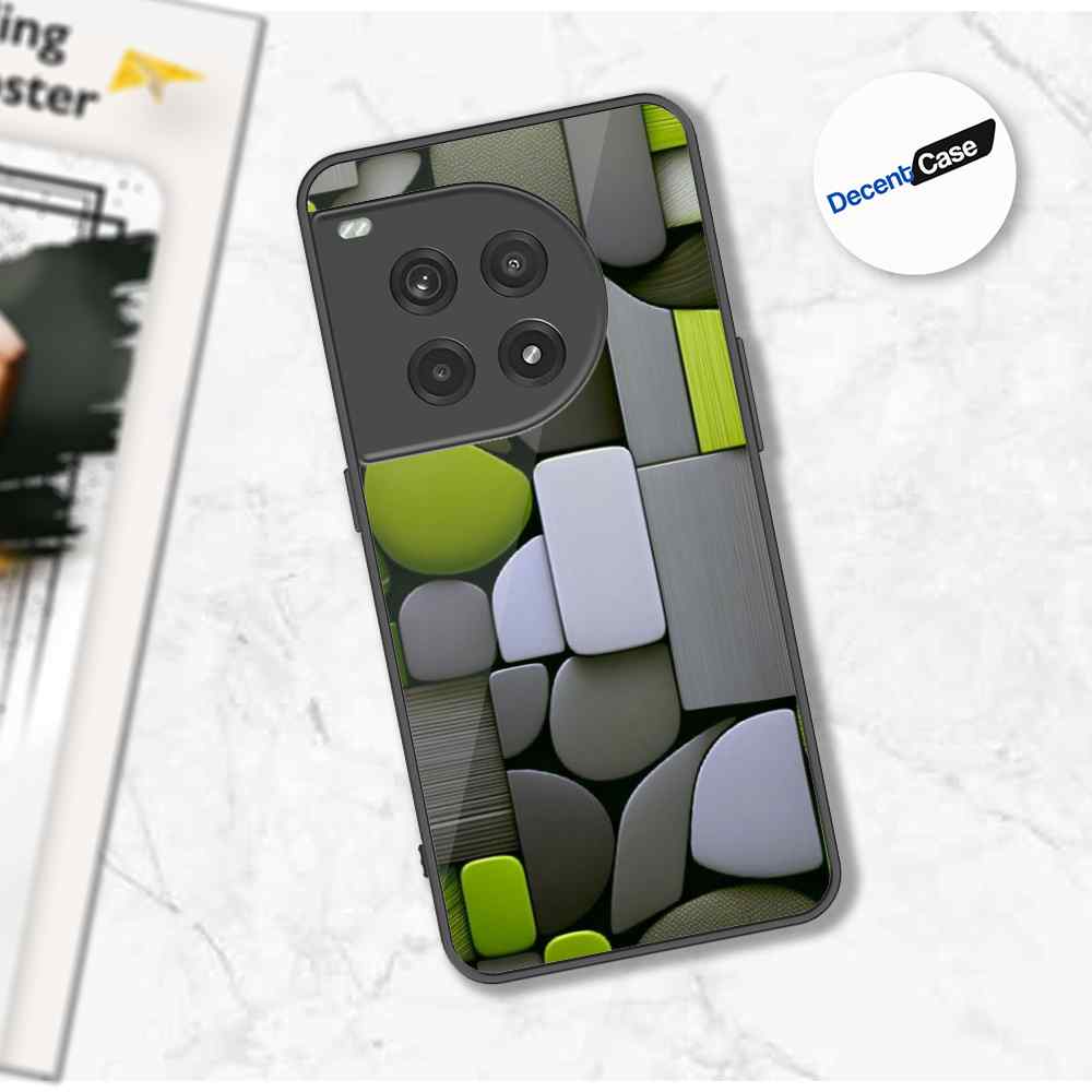 OnePlus 12R Cover - Stones Series - Premium Printed Metal soft Bumper shock Proof Case