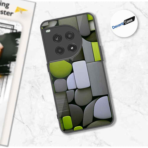 OnePlus 12R Cover - Stones Series - Premium Printed Metal soft Bumper shock Proof Case