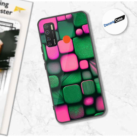 Tecno Camon 15 Cover - Stones Series - Premium Printed Metal soft Bumper shock Proof Case