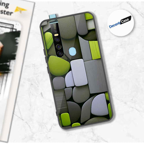 Tecno Camon 15 Premier Cover - Stones Series - Premium Printed Metal soft Bumper shock Proof Case