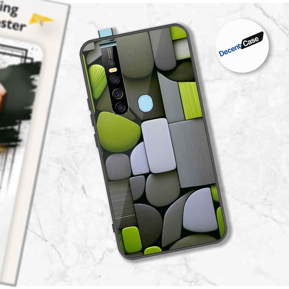 Tecno Camon 15 Pro Cover - Stones Series - Premium Printed Metal soft Bumper shock Proof Case