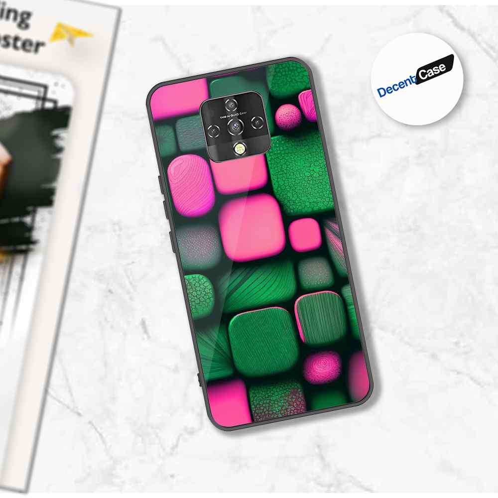 Tecno Camon 16 Cover - Stones Series - Premium Printed Metal soft Bumper shock Proof Case