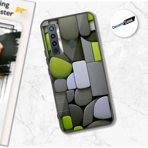 Tecno Camon 17 Cover - Stones Series - Premium Printed Metal soft Bumper shock Proof Case