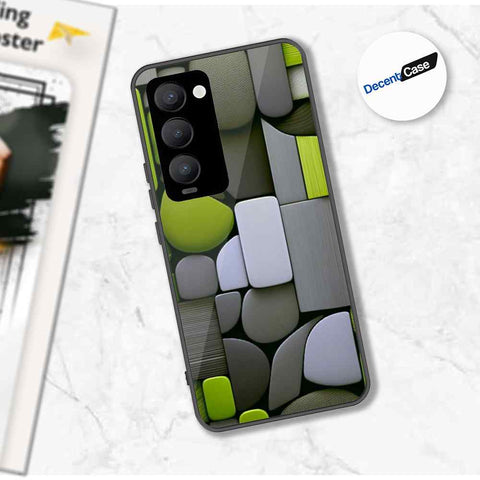 Tecno Camon 18 Premier Cover - Stones Series - Premium Printed Metal soft Bumper shock Proof Case
