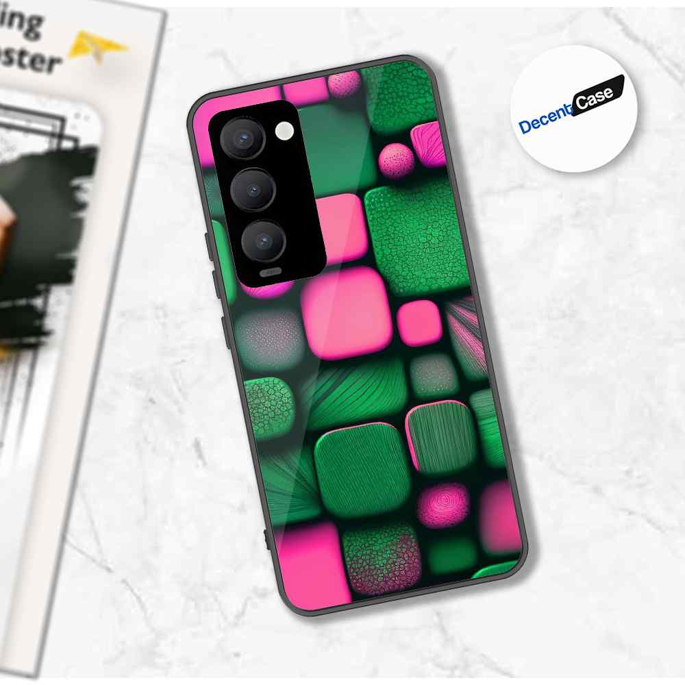 Tecno Camon 18 Premier Cover - Stones Series - Premium Printed Metal soft Bumper shock Proof Case