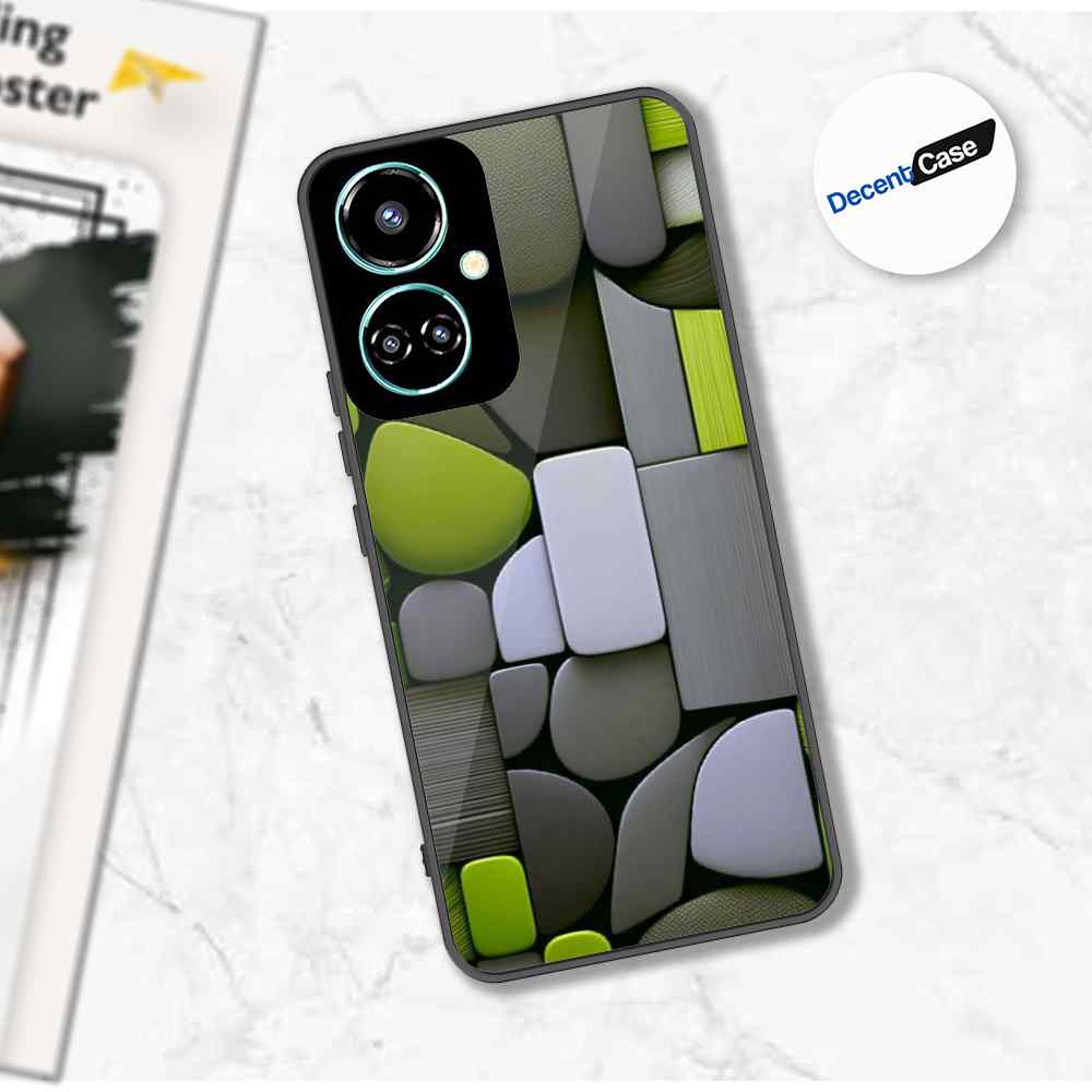 Tecno Camon 19 Cover - Stones Series - Premium Printed Metal soft Bumper shock Proof Case