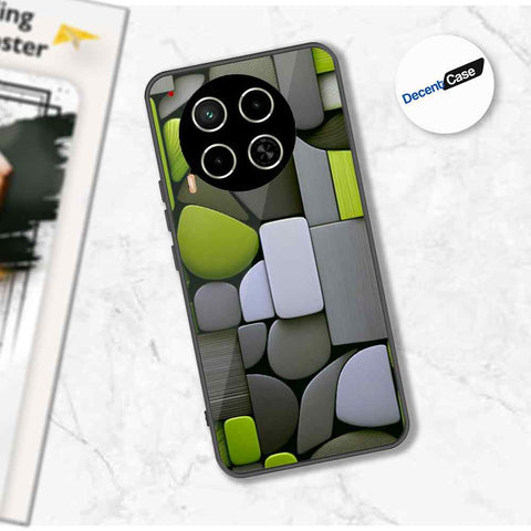 Tecno Camon 30 Cover - Stones Series - Premium Printed Metal soft Bumper shock Proof Case