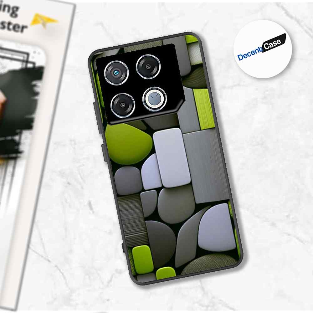 Infinix GT 20 Pro Cover - Stones Series - Premium Printed Metal soft Bumper shock Proof Case