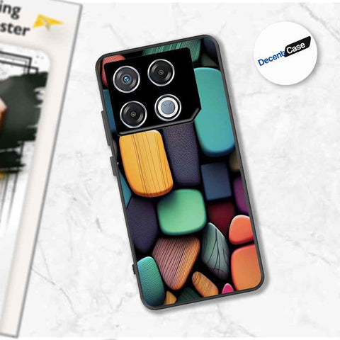 Infinix GT 20 Pro Cover - Stones Series - Premium Printed Metal soft Bumper shock Proof Case