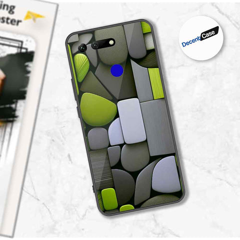 Huawei Honor View 20 Cover - Stones Series - Premium Printed Metal soft Bumper shock Proof Case