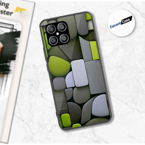 Honor X8 Cover - Stones Series - Premium Printed Metal soft Bumper shock Proof Case