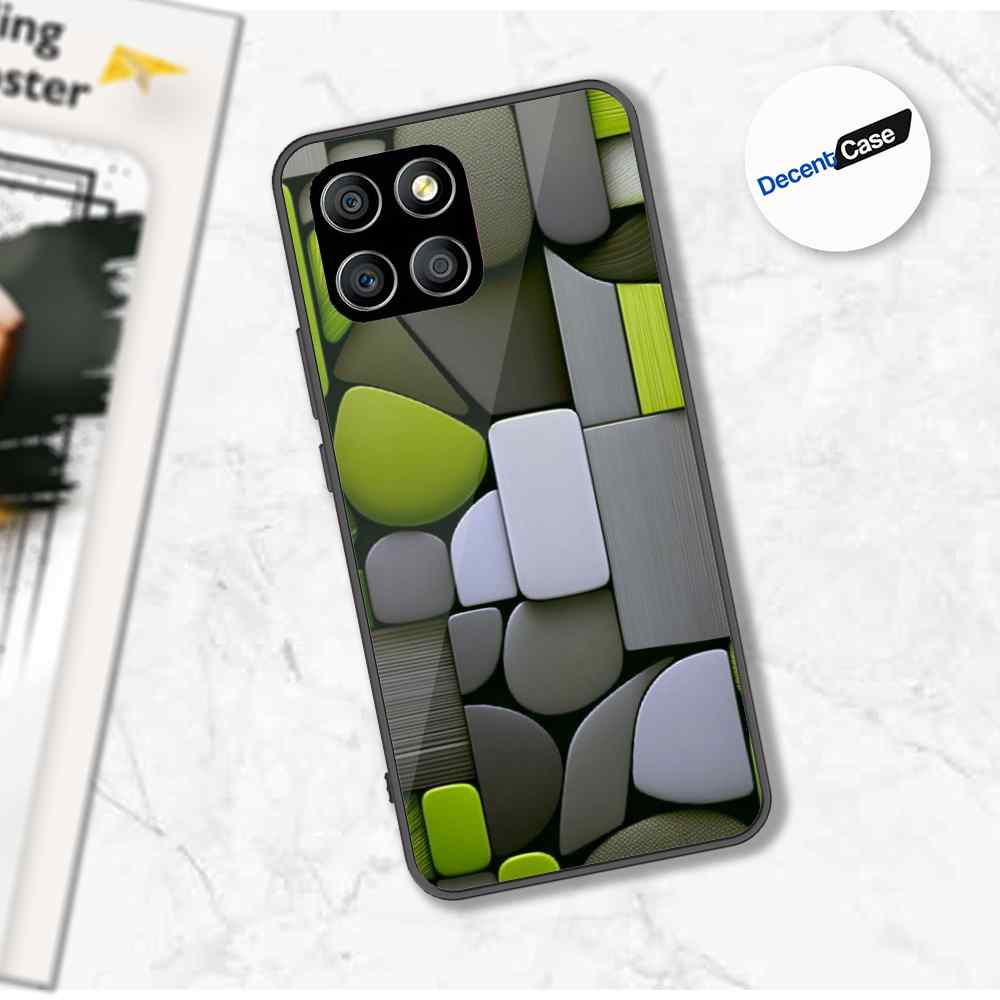 Honor X8 5G Cover - Stones Series - Premium Printed Metal soft Bumper shock Proof Case