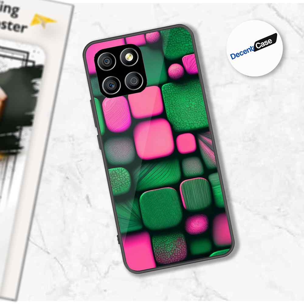 Honor X8 5G Cover - Stones Series - Premium Printed Metal soft Bumper shock Proof Case