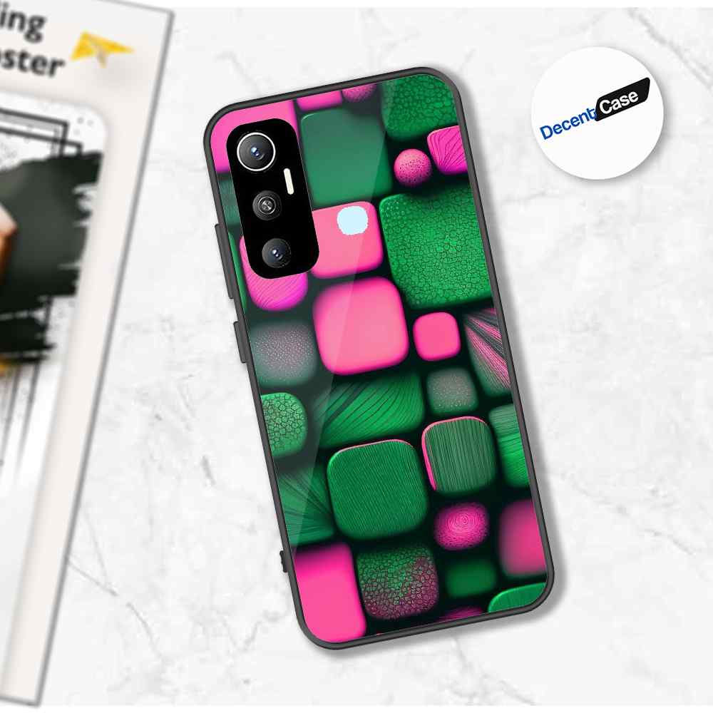 Infinix Hot 11 Cover - Stones Series - Premium Printed Metal soft Bumper shock Proof Case