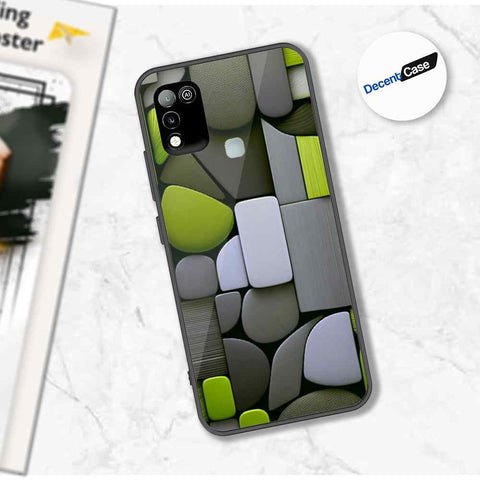 Infinix Hot 10 Play Cover - Stones Series - Premium Printed Metal soft Bumper shock Proof Case