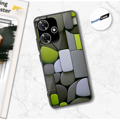 Infinix Hot 30i Cover - Stones Series - Premium Printed Metal soft Bumper shock Proof Case
