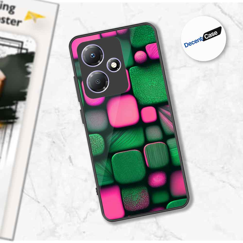 Infinix Hot 30 Play Cover - Stones Series - Premium Printed Metal soft Bumper shock Proof Case