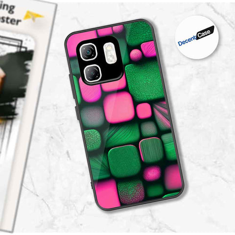 Infinix Hot 50i Cover - Stones Series - Premium Printed Metal soft Bumper shock Proof Case