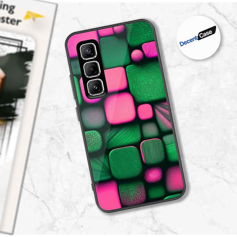 Infinix Hot 50 Pro Plus Cover - Stones Series - Premium Printed Metal soft Bumper shock Proof Case