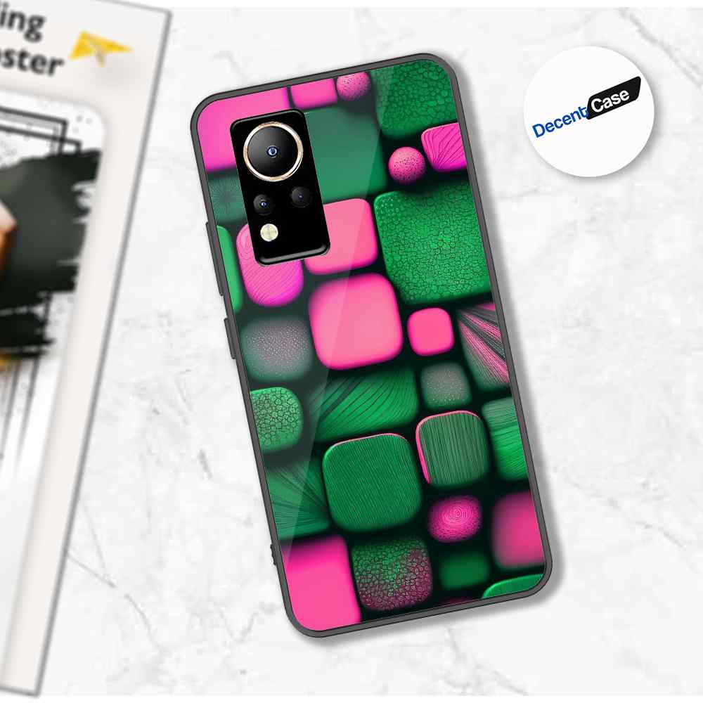 Infinix Note 12 Cover - Stones Series - Premium Printed Metal soft Bumper shock Proof Case