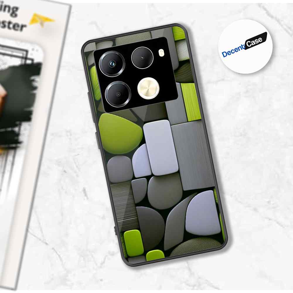 Infinix Note 40 Pro Plus Cover - Stones Series - Premium Printed Metal soft Bumper shock Proof Case
