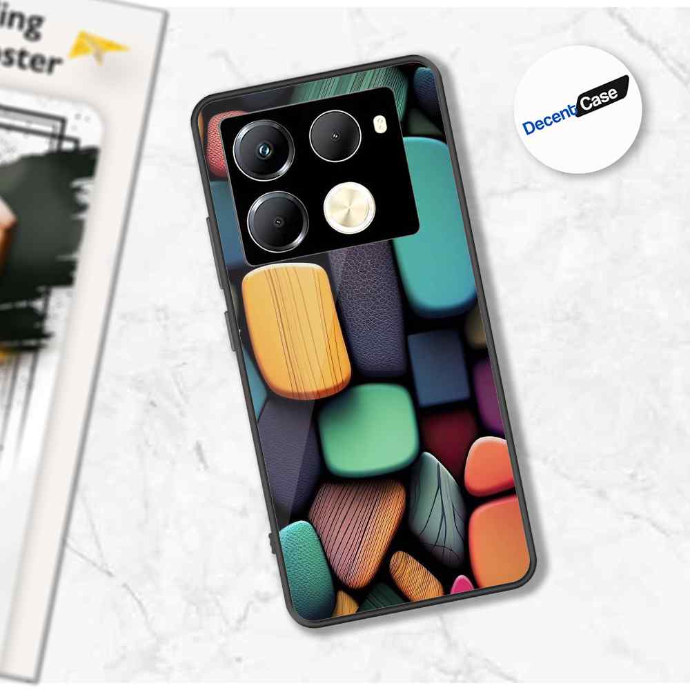 Infinix Note 40 Pro Plus Cover - Stones Series - Premium Printed Metal soft Bumper shock Proof Case
