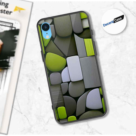 iPhone XR Cover - Stones Series - Premium Printed Metal soft Bumper shock Proof Case