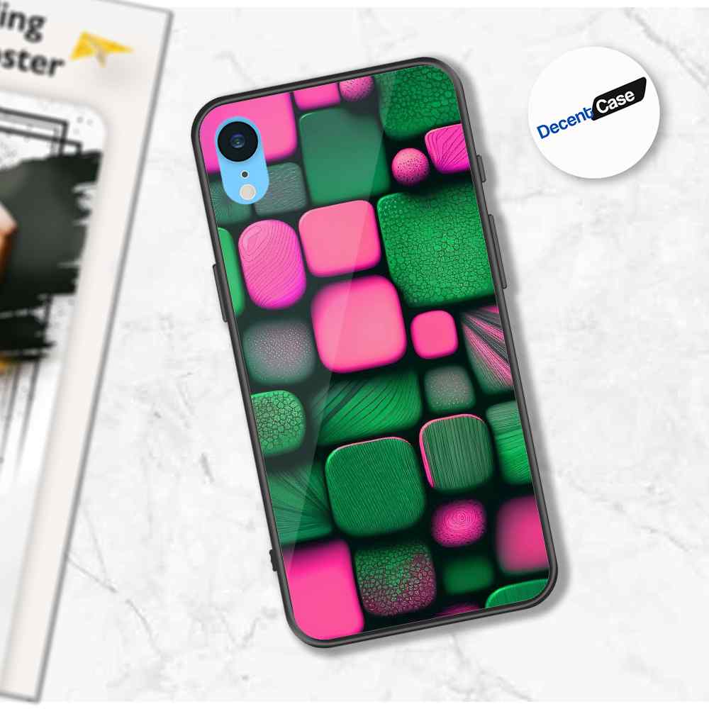 iPhone XR Cover - Stones Series - Premium Printed Metal soft Bumper shock Proof Case