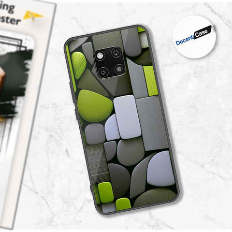 Huawei Mate 20 Pro Cover - Stones Series - Premium Printed Metal soft Bumper shock Proof Case