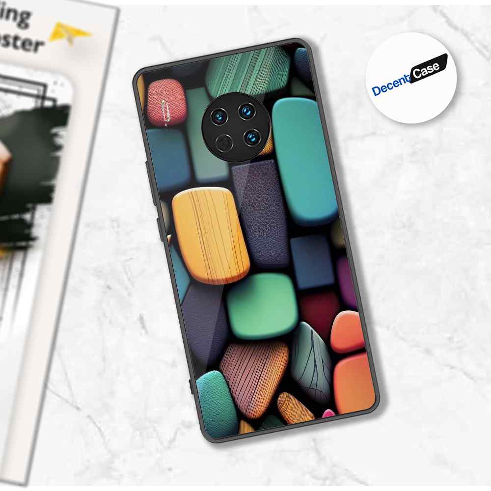 Huawei Mate 30 Cover - Stones Series - Premium Printed Metal soft Bumper shock Proof Case