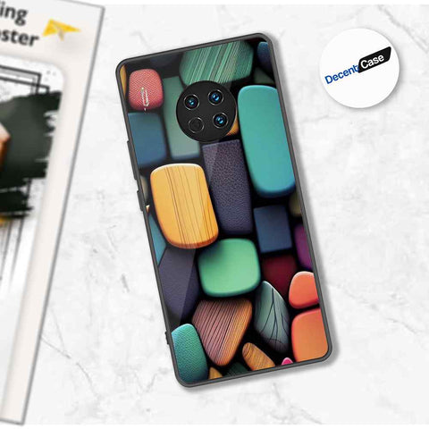 Huawei Mate 30 Cover - Stones Series - Premium Printed Metal soft Bumper shock Proof Case