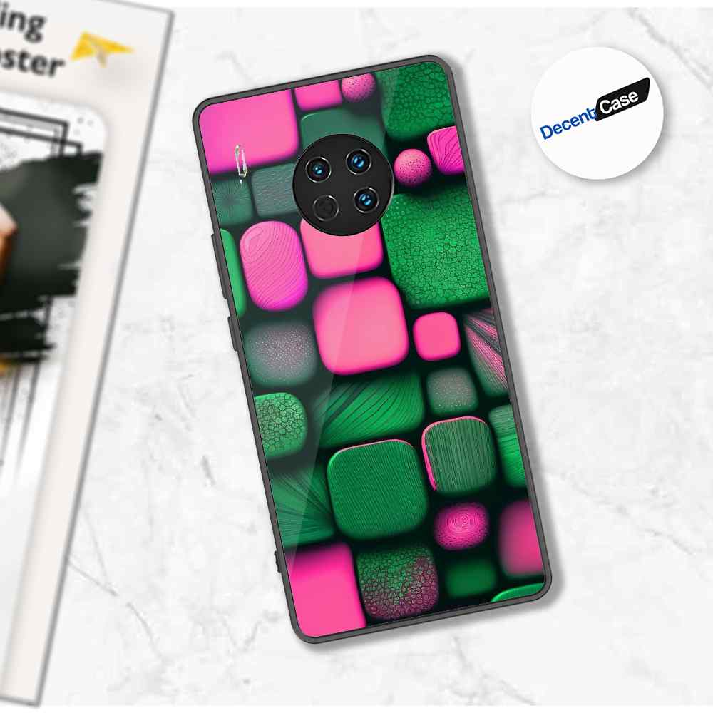 Huawei Mate 30 Cover - Stones Series - Premium Printed Metal soft Bumper shock Proof Case