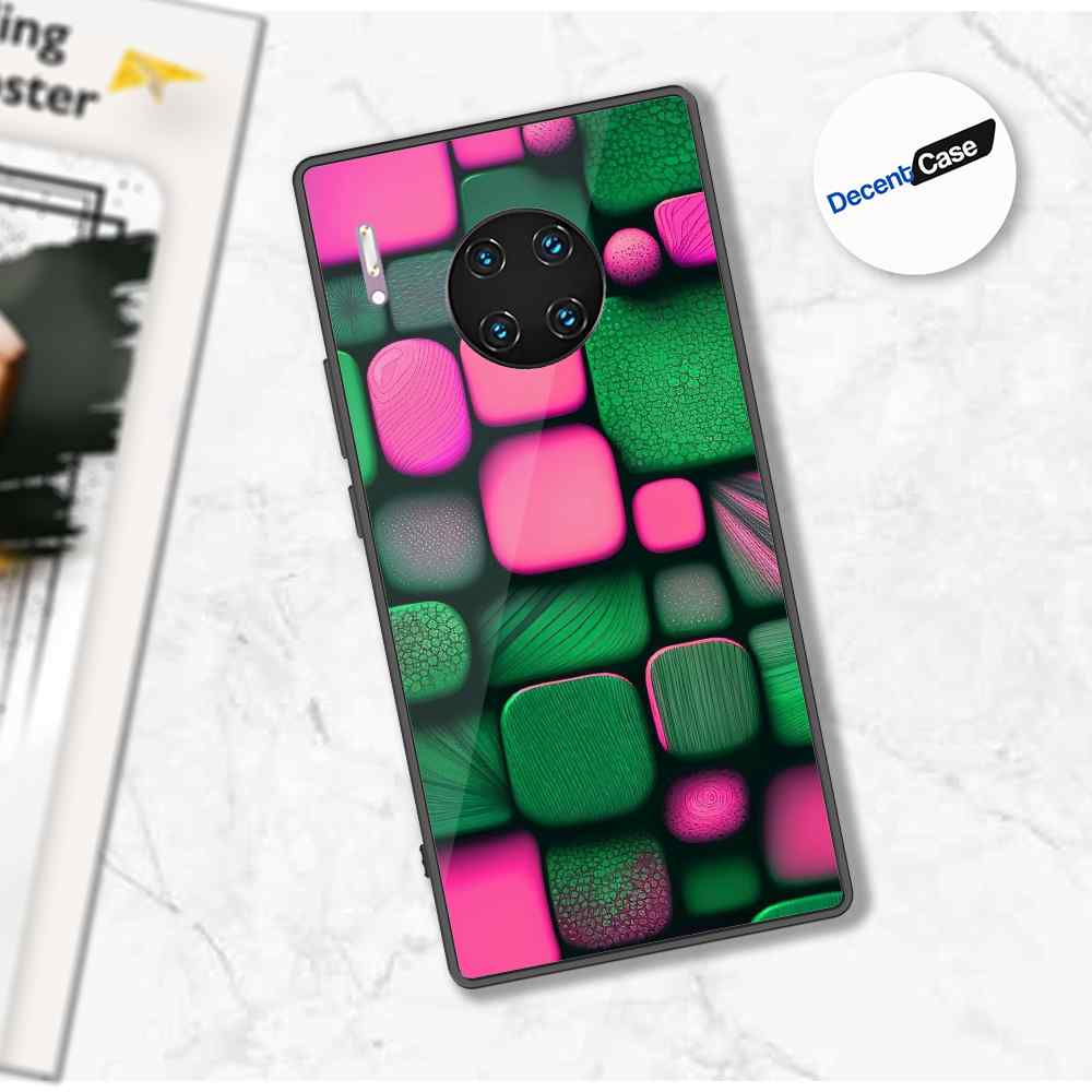 Huawei Mate 30 Pro Cover - Stones Series - Premium Printed Metal soft Bumper shock Proof Case