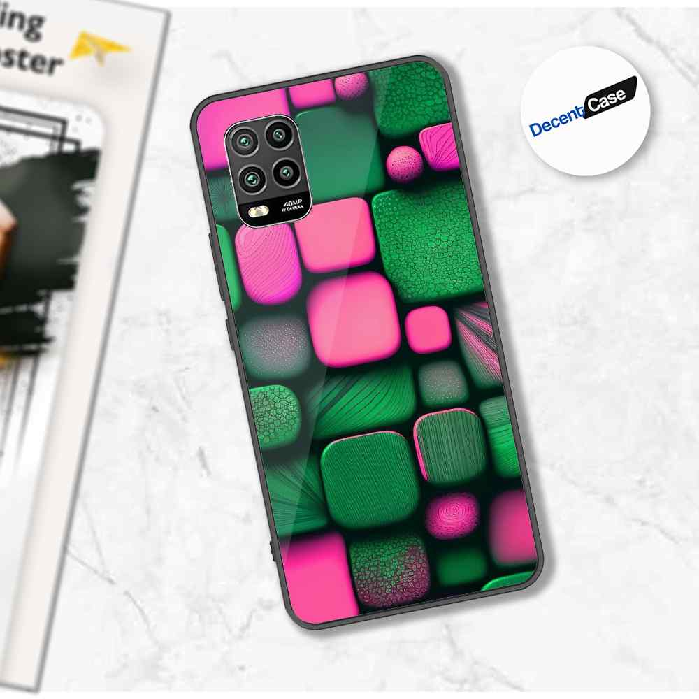 Xiaomi Mi 10 Lite 5G Cover - Stones Series - Premium Printed Metal soft Bumper shock Proof Case