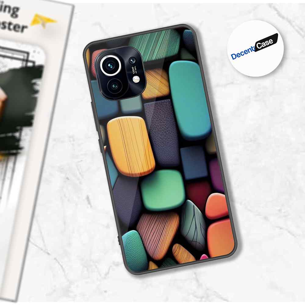 Xiaomi Mi 11 Cover - Stones Series - Premium Printed Metal soft Bumper shock Proof Case