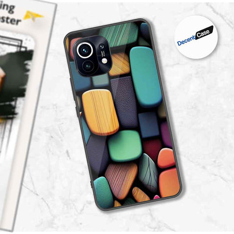 Xiaomi Mi 11 Cover - Stones Series - Premium Printed Metal soft Bumper shock Proof Case