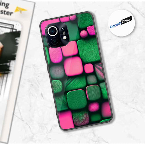 Xiaomi Mi 11 Cover - Stones Series - Premium Printed Metal soft Bumper shock Proof Case