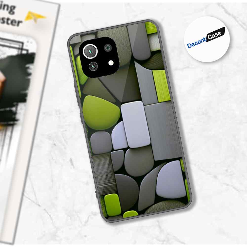 Xiaomi 11 Lite 5G NE Cover - Stones Series - Premium Printed Metal soft Bumper shock Proof Case