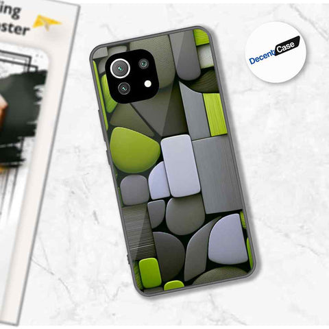 Xiaomi Mi 11 Lite 5G Cover - Stones Series - Premium Printed Metal soft Bumper shock Proof Case