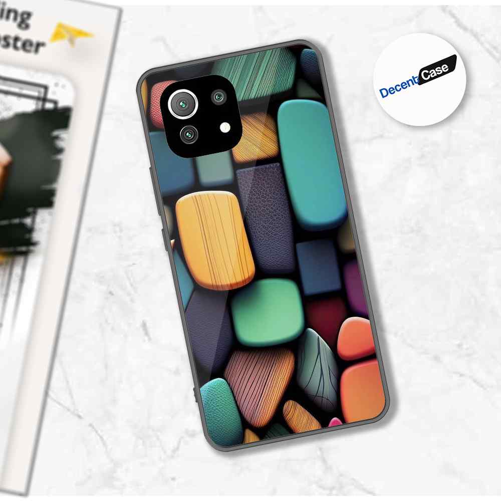 Xiaomi 11 Lite 5G NE Cover - Stones Series - Premium Printed Metal soft Bumper shock Proof Case