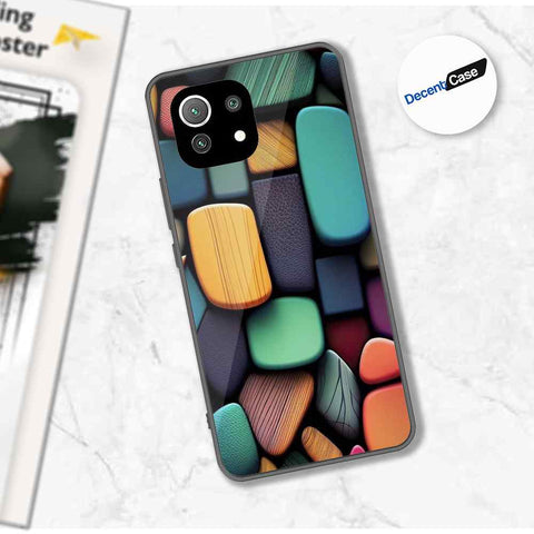 Xiaomi 11 Lite 5G NE Cover - Stones Series - Premium Printed Metal soft Bumper shock Proof Case