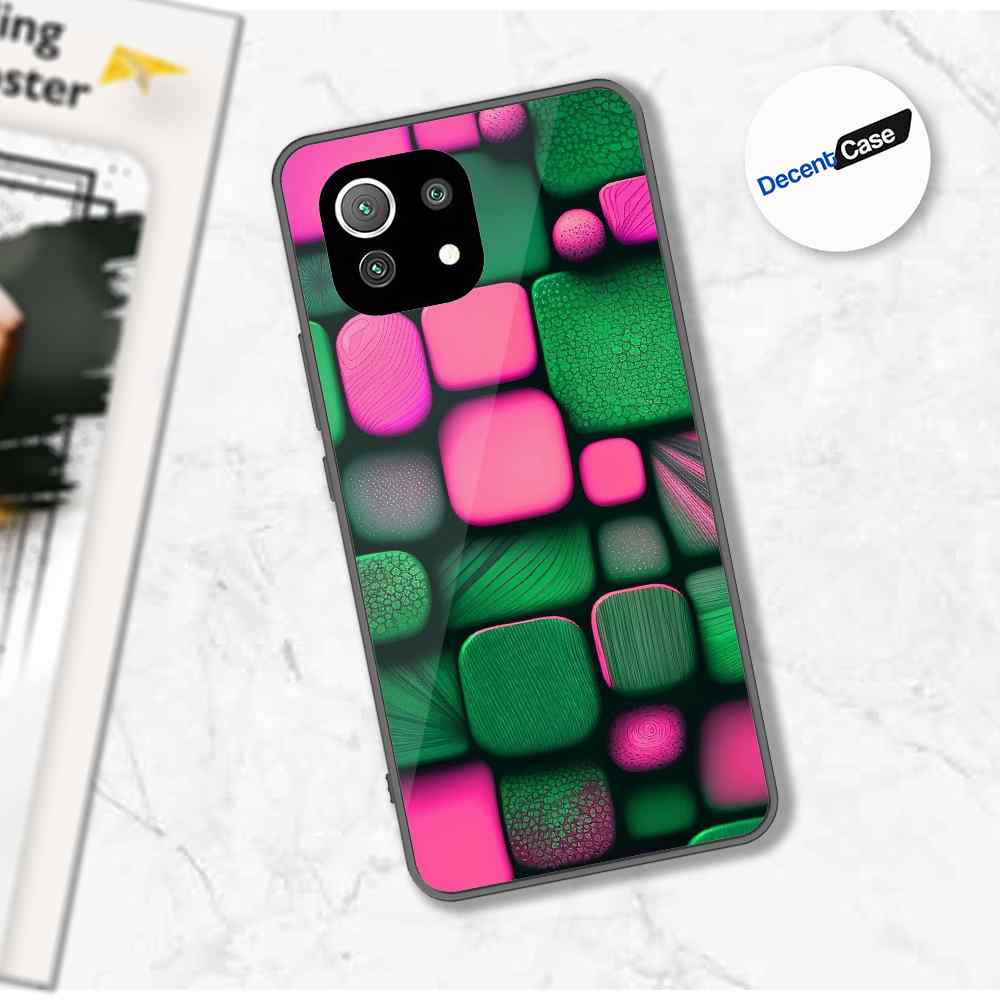Xiaomi 11 Lite 5G NE Cover - Stones Series - Premium Printed Metal soft Bumper shock Proof Case