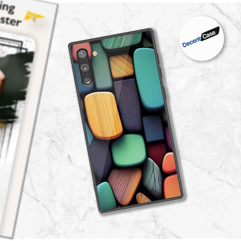 Samsung Galaxy Note 10 Cover - Stones Series - Premium Printed Metal soft Bumper shock Proof Case