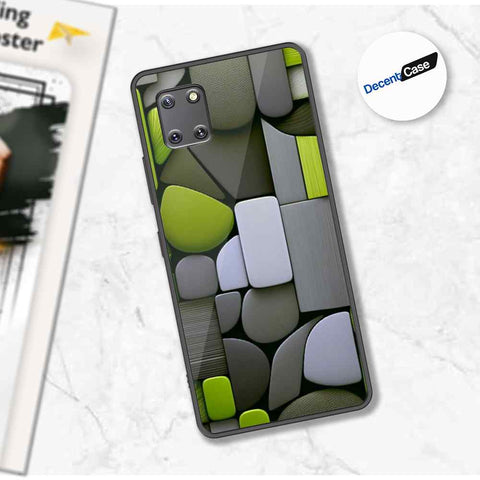 Samsung Galaxy Note 10 Lite Cover - Stones Series - Premium Printed Metal soft Bumper shock Proof Case