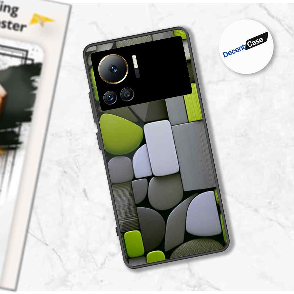 Infinix Note 12 VIP Cover - Stones Series - Premium Printed Metal soft Bumper shock Proof Case