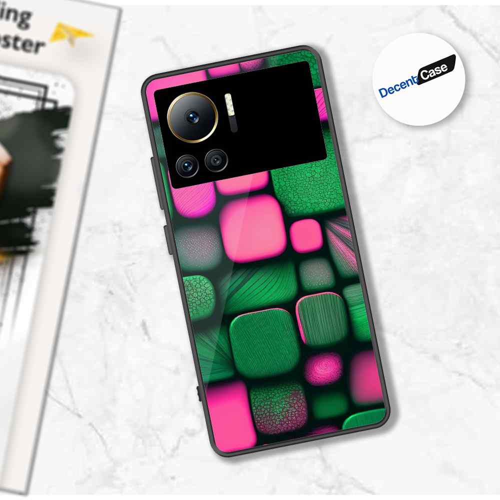 Infinix Note 12 VIP Cover - Stones Series - Premium Printed Metal soft Bumper shock Proof Case