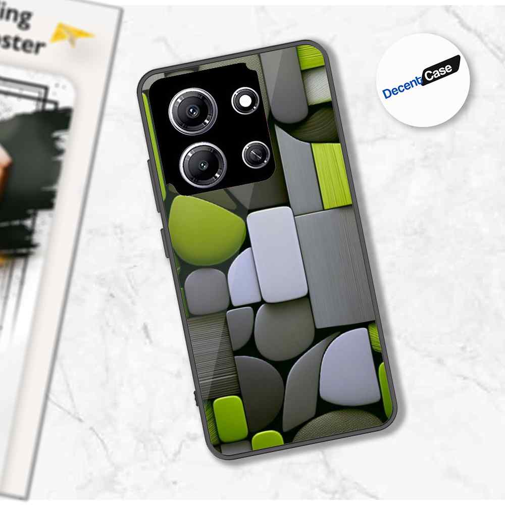 Infinix Note 30i Cover - Stones Series - Premium Printed Metal soft Bumper shock Proof Case