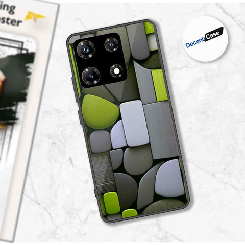 Infinix Note 30 Pro Cover - Stones Series - Premium Printed Metal soft Bumper shock Proof Case