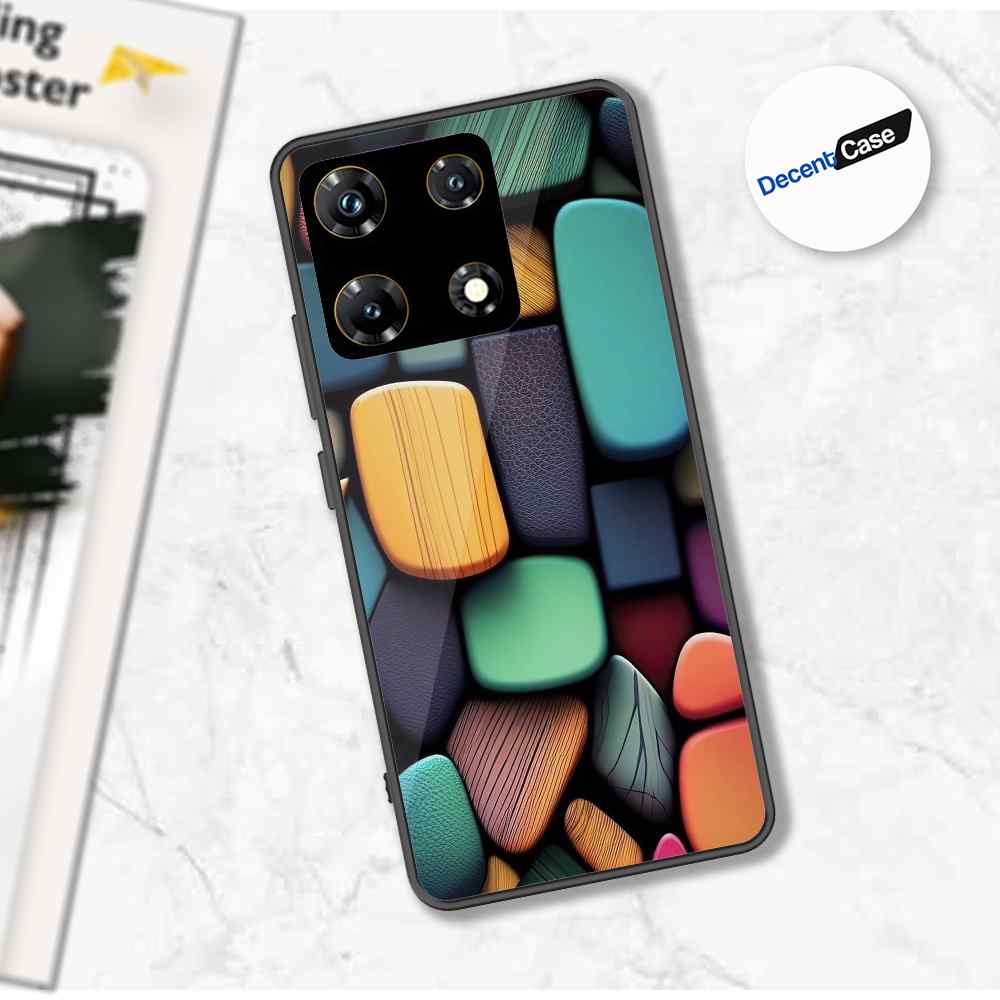 Infinix Note 30 Pro Cover - Stones Series - Premium Printed Metal soft Bumper shock Proof Case