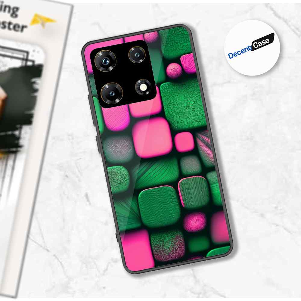 Infinix Note 30 Pro Cover - Stones Series - Premium Printed Metal soft Bumper shock Proof Case